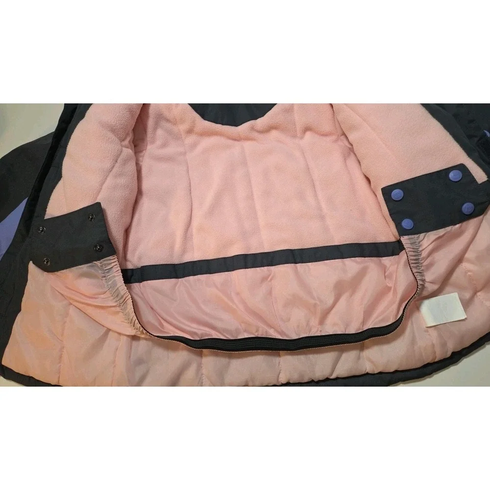 Mountain Warehouse Gray/Purple/Pink Girls Waterproof‎ Snow Ski Jacket Size 9-10